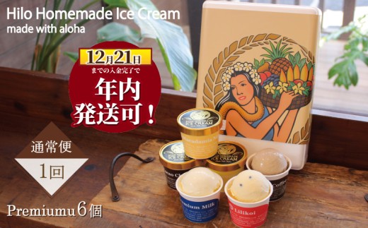 あいす アイスクリーム 130ml × 6個 プレミアムアイスクリーム アイスセット 手作り ドルチェ 冷凍スイーツ 冷凍アイス あいすくりーむ ミルク マカダミアナッツ コーヒー カカオ チョコレート ice aisu スイーツ デザート 冷凍 ジェラート ソフトクリーム Hilo Homemade Ice Cream 神奈川 湘南 藤沢