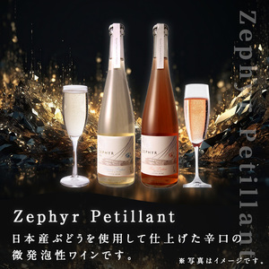 ゼフィール ペティアンセット 500ml×2本 オルディネールペティアン ロゼペティアン 白ワイン ロゼ 辛口 弱発泡性ワイン ぶどう ブドウ アルコール ギフト 宮城県産 みらいファームやまと 【了