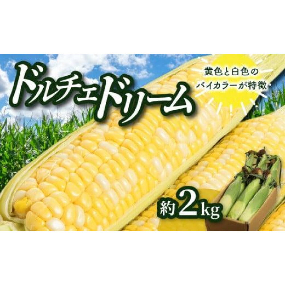【ふるさと納税】＼寄附額改定／ドルチェドリーム 約2kg(高松市)【2027-6月上旬～2027-7月上旬配送】 | とうもろこし コーン フルーツのような味わい 国産 香川県産 野菜 お取り寄せ 自宅用 家庭用 瀬戸内 香川県 高松市 食品 冷蔵