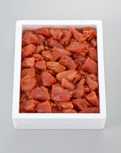 【訳あり・無着色】辛子明太子 切れコロ 1kg 吉富町/博多の味本舗[BGAI012]