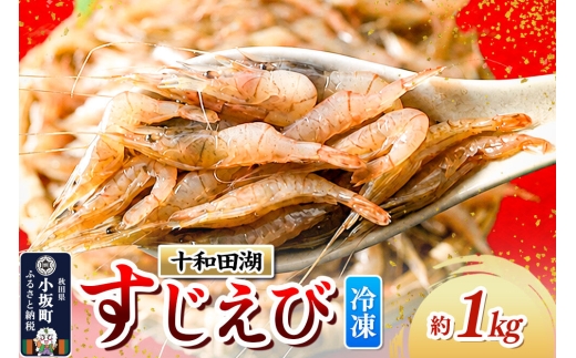【冷凍】十和田湖すじえび 約1kg（約500g×2パック） [すじえび スジエビ フライ 唐揚 素揚げ かき揚げ 塩ゆで 美味 十和田湖 国産 冷凍 食卓 ご飯のお供 秋田 小坂町]