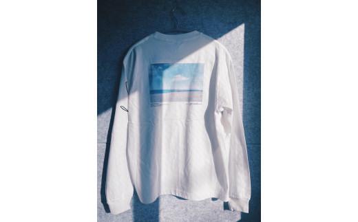 いわき市発D2Cブランド「yourmood」　NEWSTANDARD　ロングスリーブTシャツ　WHITE_M