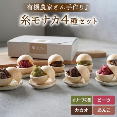 ふるさと納税 糸島市 【贈答用にも】 糸モナカ 4種セット  わかまつ農園 [AHB015]