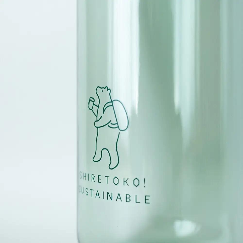 知床トコさん　ウォーターボトル　グリーン　500ml×1本　常温で水が飲める 耐熱マイボトル