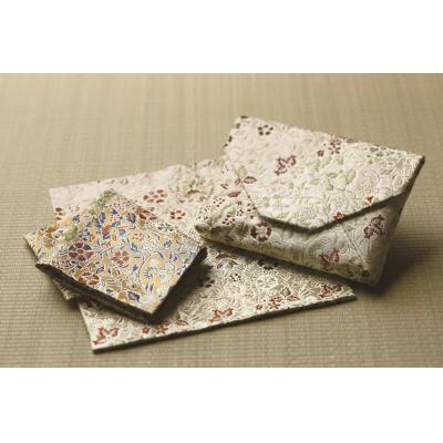 ふるさと納税 京都市 【龍村美術織物】早雲寺(金)茶道具5点セット(出帛紗など) |  | 02