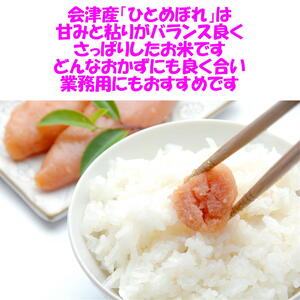 二瓶商店の会津若松市産 ひとめぼれ 白米 10kg｜令和5年 会津産 新米 米 白飯 お米 2023年 [0299]