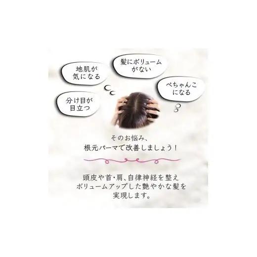 【お悩み改善】ボリュームアップコース ご利用券 ヘアカット プリカール（根元パーマ） 頭皮の整体ヘッドスパ 高濃度酸素水 所要時間 120分 髪質改善 ヘアケア 自律神経 ストレス解消 肩こり リラク