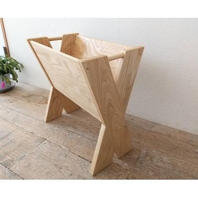 ふるさと納税 藤枝市 マガジンラックX　ブックスタンド 本 雑誌 木製 国産