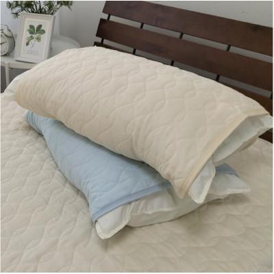 ふるさと納税 和歌山市 オーガニックコットン和晒2重ガーゼ枕パッド2枚組 (50×60cm)BL　OGG-5060-BL-2 |  | 03