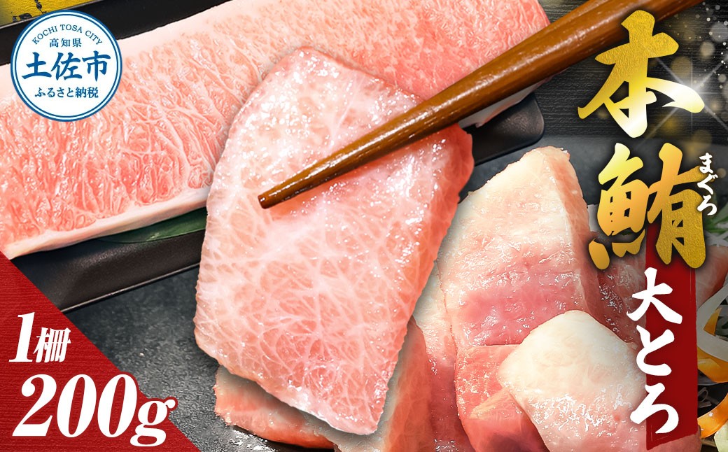 
            本マグロ 本鮪 大トロ200g マグロ まぐろ 本まぐろ マグロ刺身 刺身 刺し身 魚 海鮮 冷凍 美味しい おいしい 故郷納税 ふるさとのうぜい 返礼品 高知県 高知
          