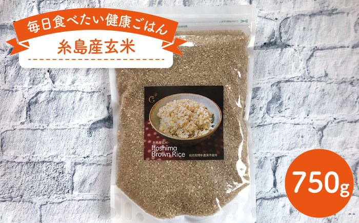 
                  糸島産 玄米  750g 《糸島》 【Carna】 [ALA022]
                