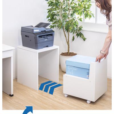 ふるさと納税 海南市 クロシオ オフィス収納台 W455 ホワイト SNG101309211 |  | 03