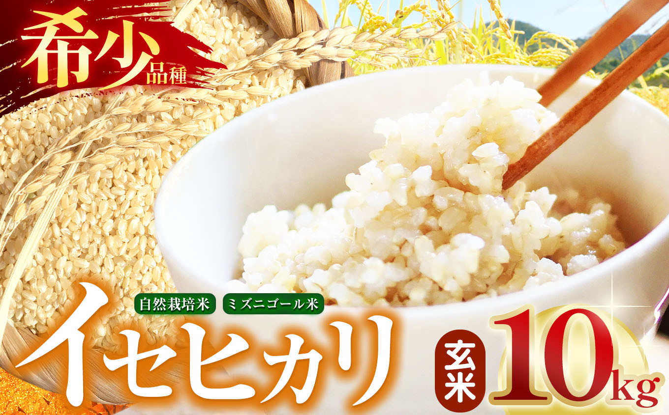 
            自然栽培 イセヒカリ 10kg 玄米 | 農薬 肥料不使用 天日干し
          