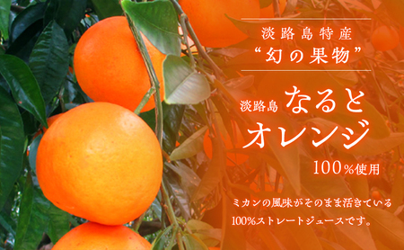 予約受付 淡路島 なるとオレンジ ジュース 2本 セット 詰め合わせ オレンジジュース 100％ジュース 100％ ストレートジュース みかんジュース 鳴門オレンジ 洲本市 お届け：2026年5月中旬