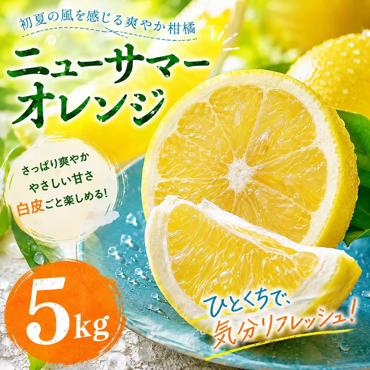 ニューサマーオレンジ 家庭用 5kg 【2027年4月中旬頃から順次発送】 | みかん ミカン mikan 蜜柑 訳ありフルーツ 柑橘 果物 おすすめ お勧め お取り寄せ ギフト 愛媛県 松山市 【MKN023】