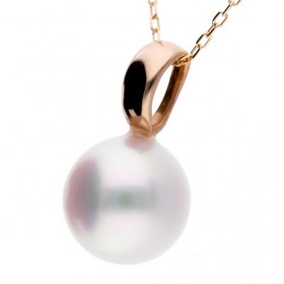 ふるさと納税 神戸市 【響】無調色 アコヤパール K18 ピンクゴールド ペンダントトップ |  | 01