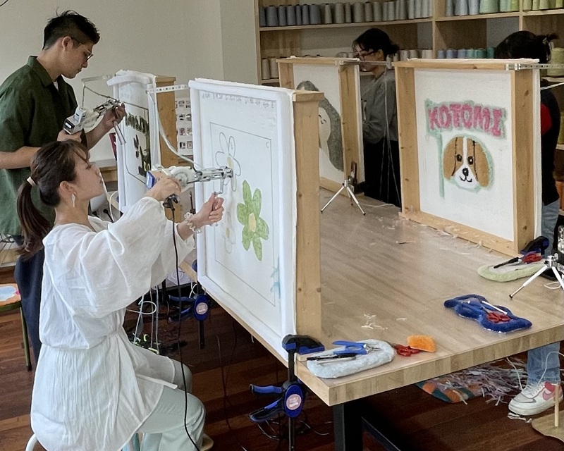 【体験】SORATOBU tufting studio　当日持ち帰り！タフティングワークショップ（オリジナルラグ）