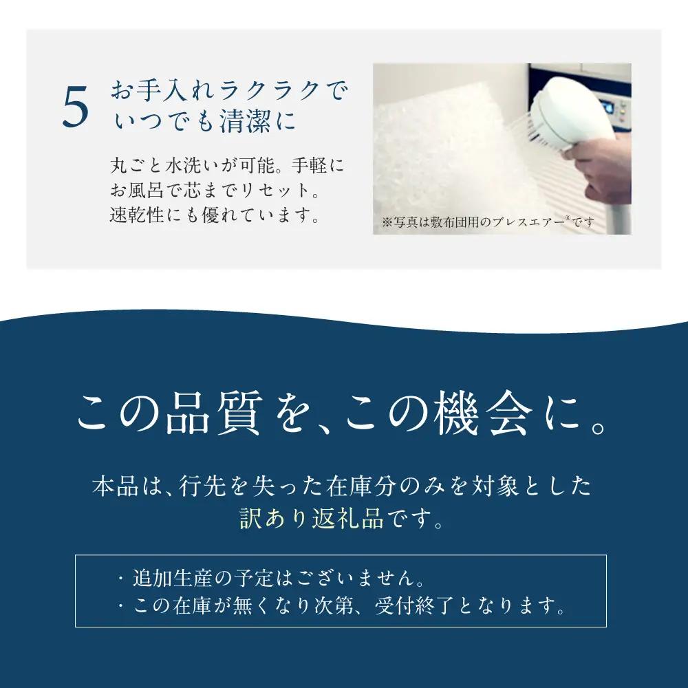 訳あり 高反発2層式 特製ブレスエアー®座クッション 近江化成工業株式会社 滋賀県 東近江市 A-E40 座布団 クッション 腰痛対策 デスクワーク 在宅勤務 体圧分散 高反発 蒸れない 洗える 椅子