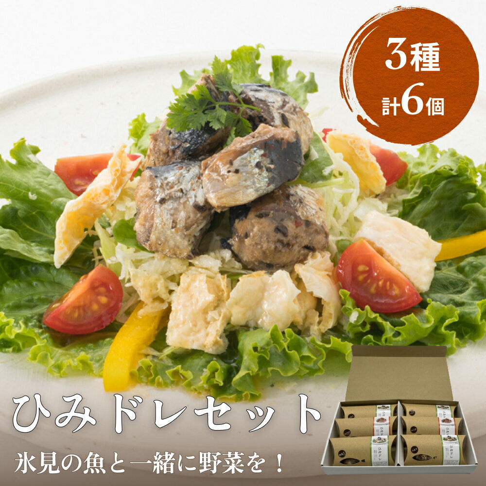 【ふるさと納税】〈氷見の魚を使ったドレッシング〉 ひみドレセット 6個セット