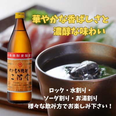 【JAL限定♪】大分むぎ焼酎　二階堂20度(900ml) 120本セット【複数個口で配送】【4074231】