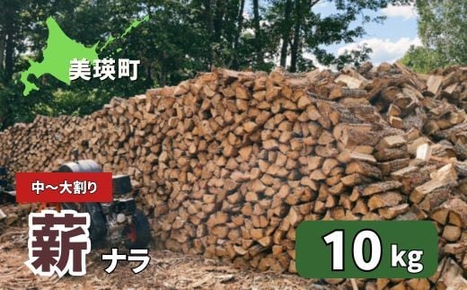 
            薪(ナラ) 10kg | 木 ナラ 送料無料 木材 佐藤木材 キャンプ 薪ストーブ ストーブ 焚火 焚き火 北海道 美瑛町 北海道産 [008-34]
          