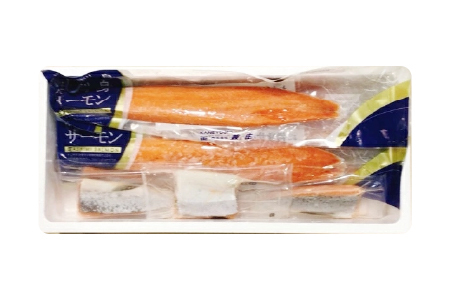 お刺身トラウトサーモン3kg＆とろサーモンハラミ燻製焼き3kg D-09027