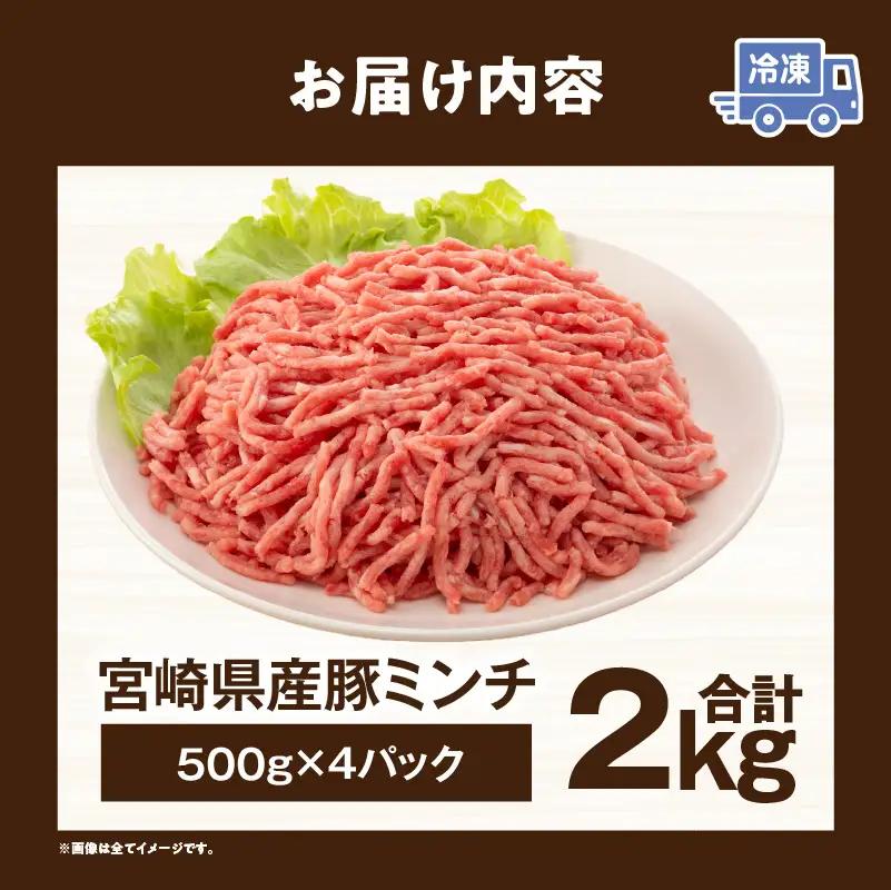 宮崎県産豚ミンチ 2kg_kn126-002-020
