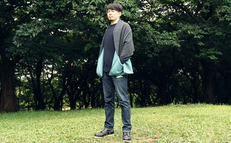 接結カラフルストール CLEMATIS 折り返しポケット グリーン
