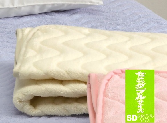 
            ROMANCE パイル綿100% タオル地 敷きパッド セミダブル 31301533｜ ふんわりやわらか 綿100% タオル地 敷パッド 洗濯可能 [4069-4071]
          