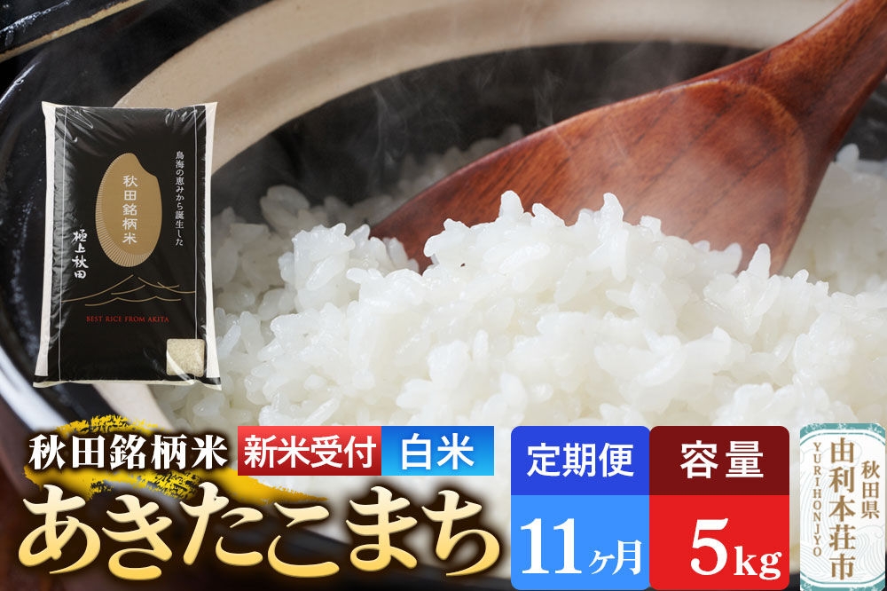 
                  《令和8年産 新米受付》《定期便11ヶ月》【白米】極上秋田銘柄米 あきたこまち 5kg [新米受付 米 お米 こめ 白米 精米 あきたこまち ブランド米 銘柄米 秋田県産]
                