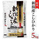 【ふるさと納税】令和6年 新米 米 5kg 新潟こしひかり 白米 K51新潟県産コシヒカリ5kg