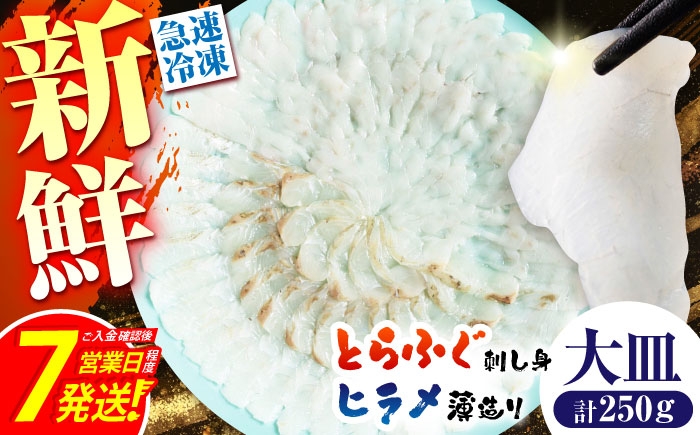 
                  ふぐ【新鮮！贅沢おつまみ】トラフグ の 刺し身 ＆ ヒラメ の 薄造り 大皿×各1枚 計250g  / ひらめ ヒラメ とらふぐ刺身 紅葉おろし トラフグ ふぐ フグ 河豚 刺し身 ふぐ刺し フグ トラフグ 刺身 河豚 ポン酢 もみじおろし ふぐ ふぐ刺身 ふぐ料理 トラフグ刺身 鮮魚 ギフト 贈答 とらふぐ 鍋 / 南島原市 / 株式会社 FUKUNOTANE [SFJ027]
                
