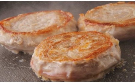 幻の豚「梅山豚」ロールステーキ 420g(70g×6枚)セット（トリュフ塩付き） 小分け 個包装 ポーク ステーキ 豚 豚肉 贈り物 梅山豚 冷凍 K1147