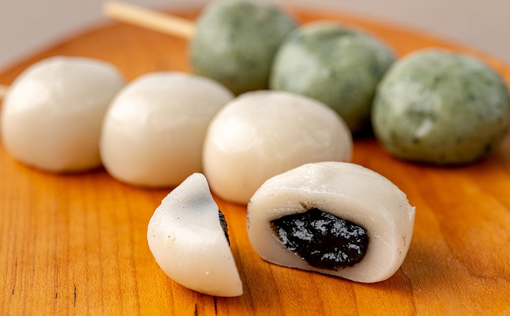 とろっと中からごまだれがでてきます