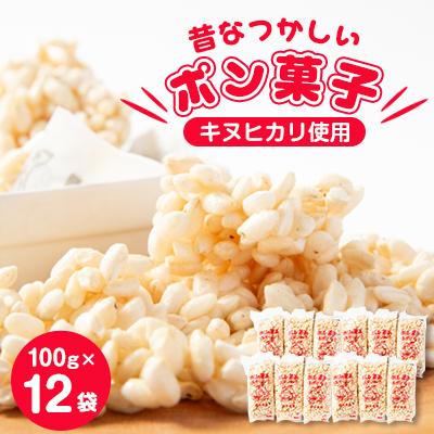 ふるさと納税 橋本市 昔なつかしい　ポン菓子(100g×12袋)