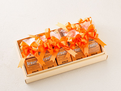 お菓子 オレンジ ブラウニー 8個 | 詰め合わせ セット 人気 北海道 クランツ国誉店 スイーツ スィーツ 焼菓子 個包装 小分け お土産 お持たせ にも おすすめ 北海道 釧路町 スイーツ ケーキ
