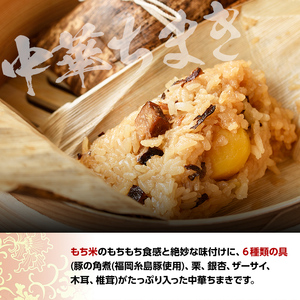 ＜全3回定期便＞中華ちまき(総計30個・10個×3回)惣菜 おこわ もち米 おにぎり 冷凍食品 冷凍おにぎり 簡単料理 飲茶 点心 粽 中華 簡易包装 定期便＜離島配送不可＞【ksg1519】【餃子舗