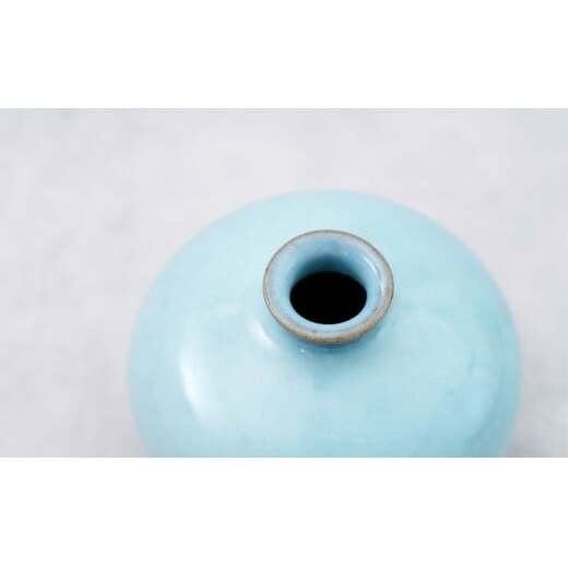有田焼 月白一輪挿し 花器 フラワーベース【梶原大敬 茂正工房 】食器 うつわ 器 青磁 作家 A20-574_イメージ5