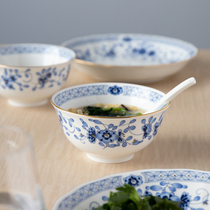 【三重ナルミ】 食器 中華 ペアセット 麺鉢 クープ皿 レンゲ ホワイト ミラノ [鳴海製陶] 食器