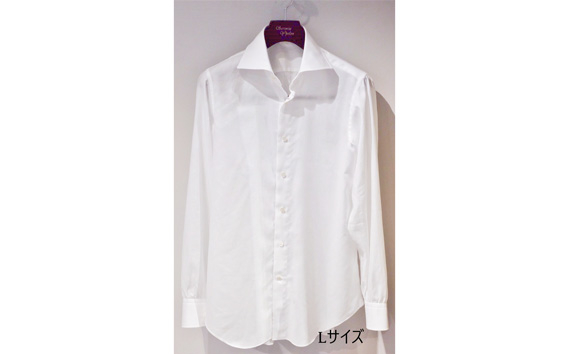 
No.261 Lサイズ　140番手　cotton100％　ハンドメイドシャツ ／ ファッション コットン 天然素材 山梨県
