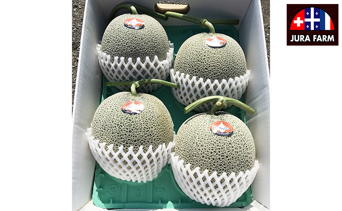 【2026年6月下旬～発送】特選 ふらの メロン 4～5玉 計約8kg 