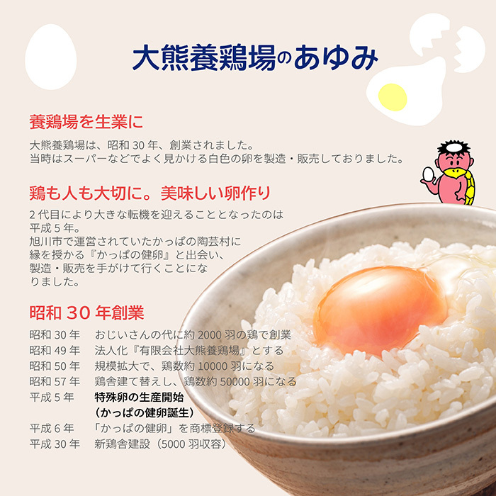 かっぱの健卵２０個（３か月定期便）