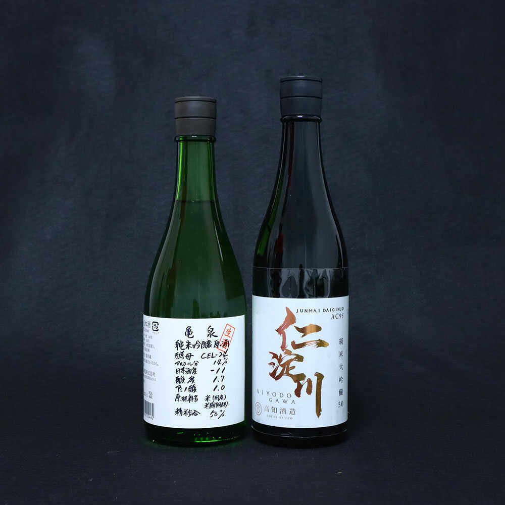 【ふるさと納税】仁淀川純米大吟醸 AC-95 亀泉純米吟醸CEL-24 2本セット 日本酒 高知 亀泉 地酒 純米 お酒 土佐 お取り寄せ 辛口 甘口 CEL-24 甘口 高知県土佐市/有限会社大国屋酒店[BQDF005]