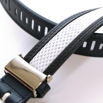 ふるさと納税 上里町 ニューバランスゴルフ　レーザーカット　シンセティックメッシュベルト　ネイビー　012-6182002 |  | 03