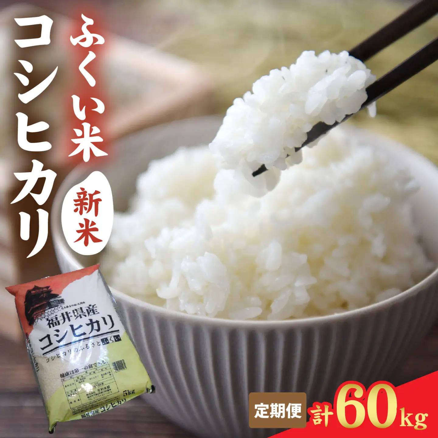 【先行予約】《定期便12ヶ月連続お届け》【ふくい米】令和8年産  福井市産コシヒカリ5kg「2026年10月上旬より順次発送」 [K-168016] | こしひかり