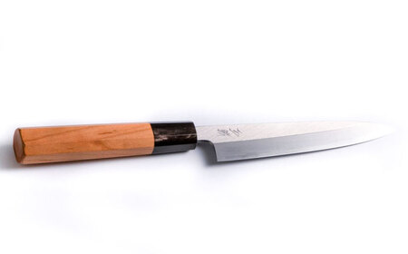 ナイフ 鐵泉玉鋼　ペティーナイフ   片刃（右利き）15cm [AIAV024] ナイフ