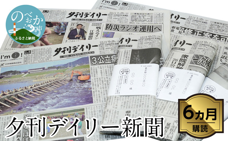 
            【6か月定期便】夕刊デイリー新聞 N0108-YZE033
          