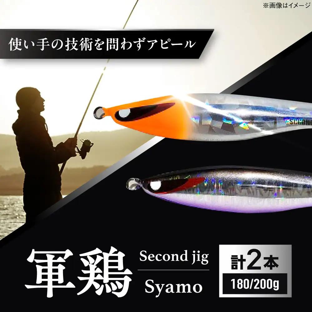 釣り具 second jig 軍鶏 2点セット 釣り具 BLBB009