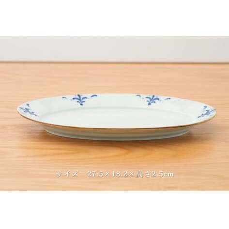 有田焼 オーバル皿 2枚セット【皓洋窯】食器 器 うつわ 楕円皿 パスタ皿 朝食 プレート ギフト プレゼント A30-545_イメージ5