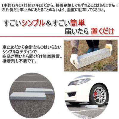 ふるさと納税 大野町 ローダウン 車止め くるまとめ〜る スクエア デザイン 幅約54センチ 2本1組 |  | 01